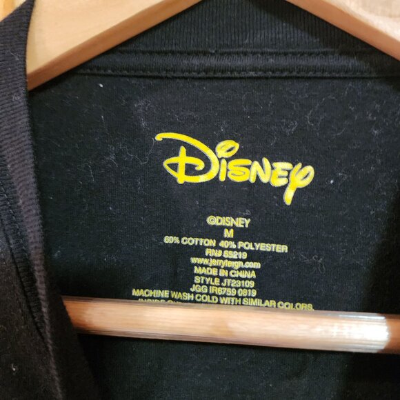 Disney Mickey Mouse Skeleton Long Sleeve T-Shirt Black M - Picture 3 of 3